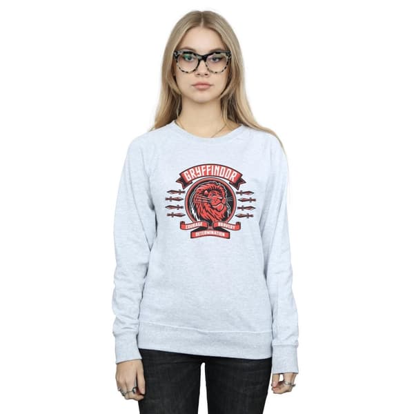 Harry Potter Womens/Ladies Gryffindor Toon Crest Sweatshirt