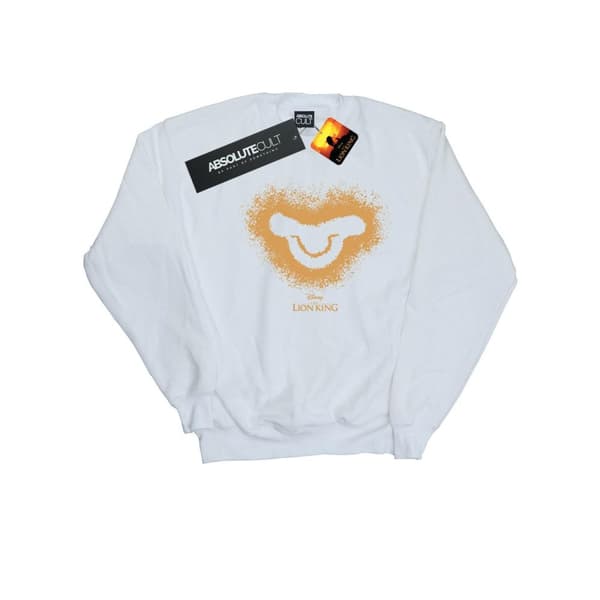 Disney Womens/Ladies The Lion King Movie Simba Baby Face Sweatshirt
