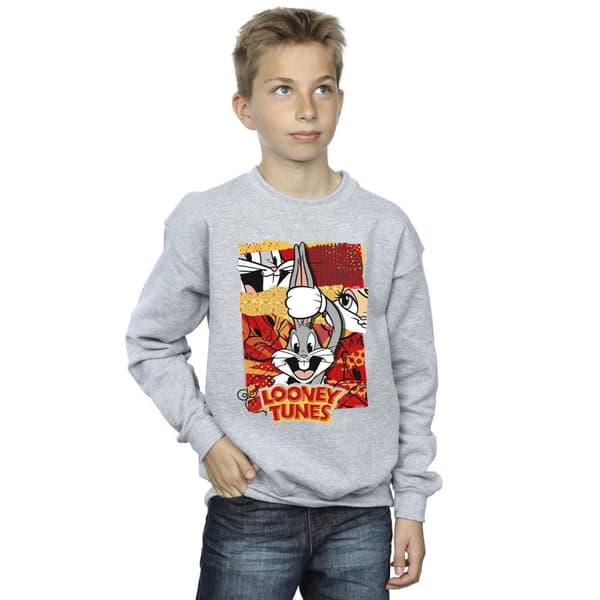 Looney Tunes Boys Bugs Rabbit Comic New Year Sweatshirt