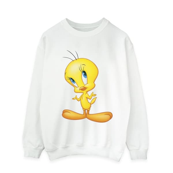 Looney Tunes Mens Tweety Standing Sweatshirt