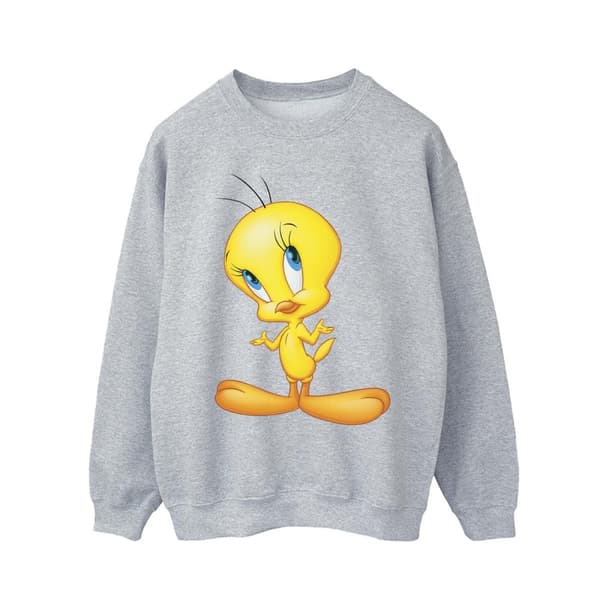 Looney Tunes Mens Tweety Standing Sweatshirt