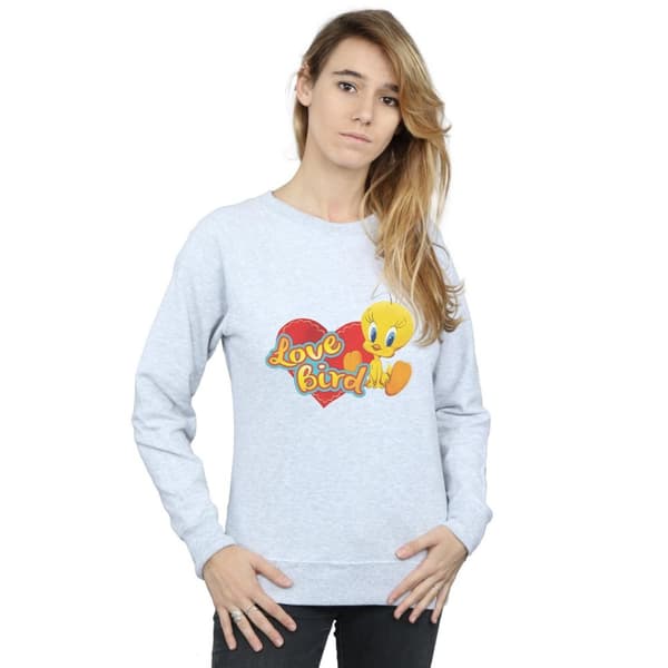 Looney Tunes Womens/Ladies Tweety Pie Valentine´s Day Love Bird Sweatshirt