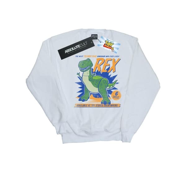 Disney Mens Toy Story 4 Rex Terrifying Dinosaur Sweatshirt