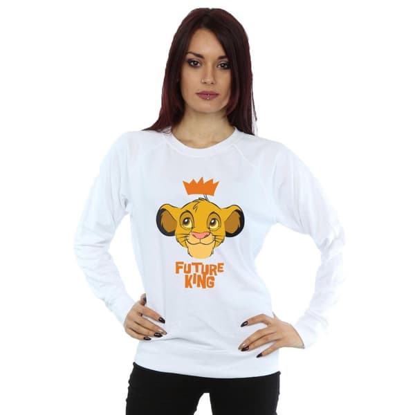 Disney Dam/Tjej Lejonkungen Simba Framtida Kung Sweatshirt