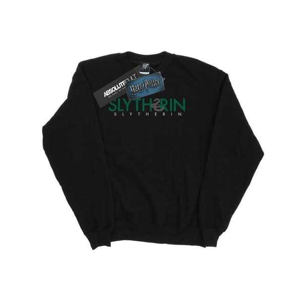 Harry Potter Boys Slytherin Text Sweatshirt