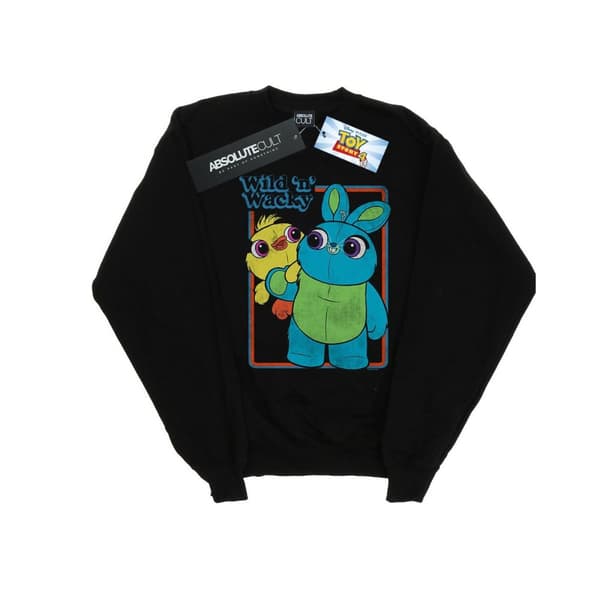 Disney Mens Toy Story 4 Duck And Bunny Wild And Wacky Sweatshirt