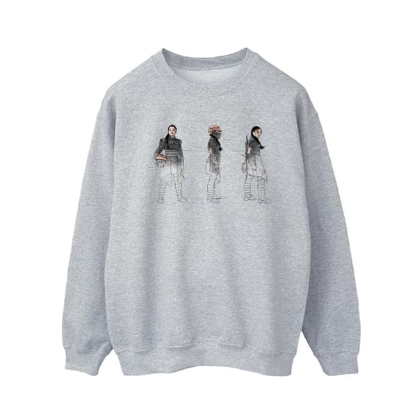 Star Wars Mens The Book Of Boba Fett Fennec Painted Concept Sweatshirt