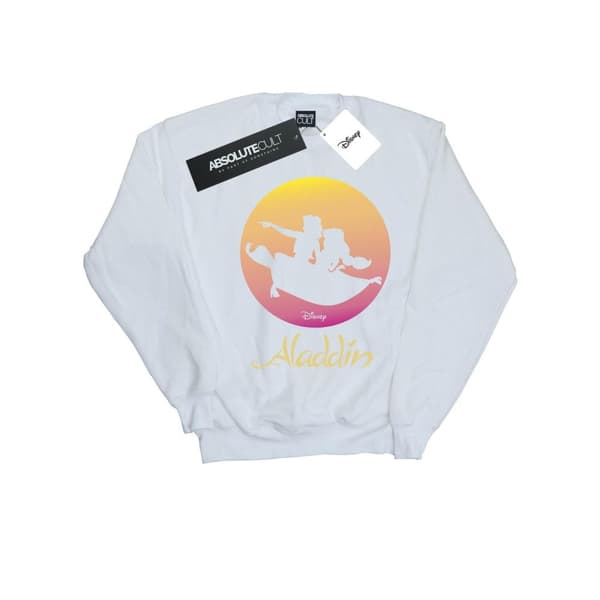 Disney Girls Aladdin Flying Sunset Sweatshirt