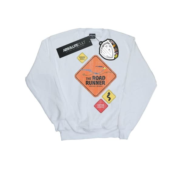 Looney Tunes Sweatshirt med vägskylt - Road Runner för flickor
