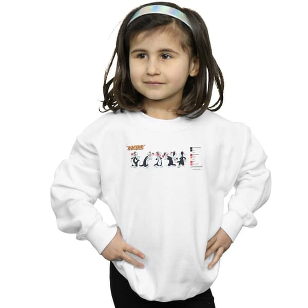 Looney Tunes Girls Sylvester Colour Code Sweatshirt