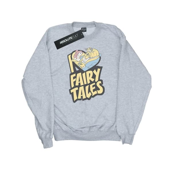 Disney Womens/Ladies Beauty And The Beast I Love Fairy Tales Sweatshirt