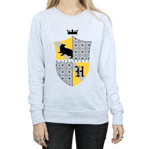 Harry Potter Hufflepuff Shield-tröja för damer/kvinnor