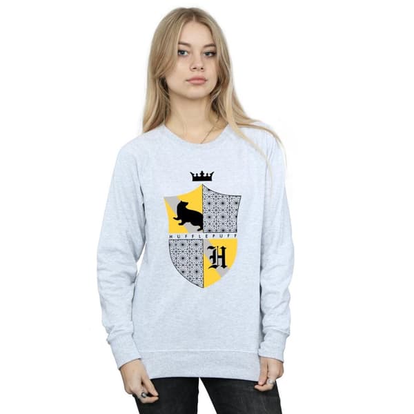 Harry Potter Hufflepuff Shield-tröja för damer/kvinnor