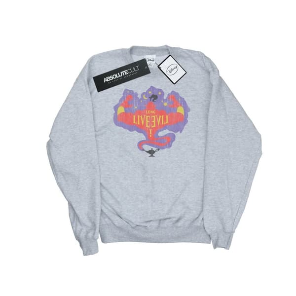 Disney Womens/Ladies The Descendants Genie Long Live Sweatshirt Sports Grey XXL