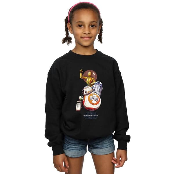 Star Wars: The Rise of Skywalker Girls Star Wars The Rise Of Skywalker Droids Illustration Sweatshirt