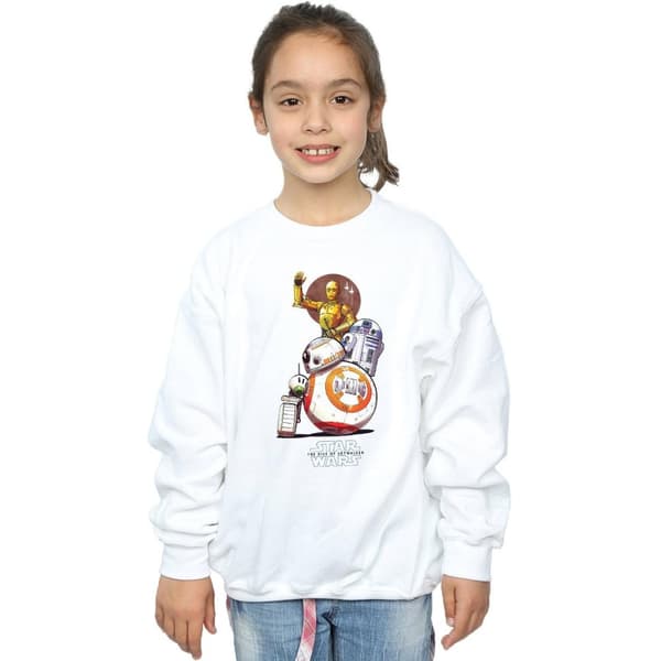 Star Wars: The Rise of Skywalker Girls Star Wars The Rise Of Skywalker Droids Illustration Sweatshirt