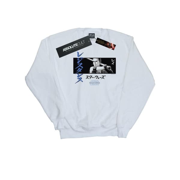 Star Wars: The Rise of Skywalker Dam/Tjej Star Wars The Rise Of Skywalker Rey Katakana Art Randig Sweatshirt