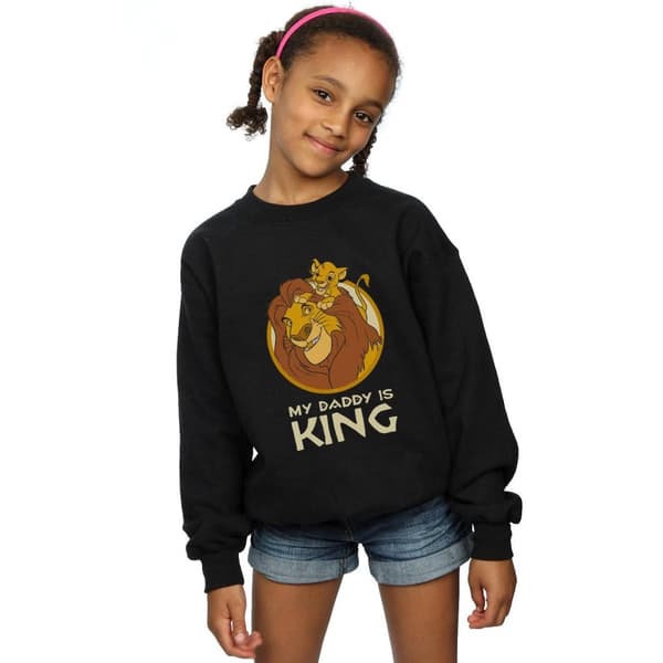 Disney Girls The Lion King My Daddy Is King Sweatshirt