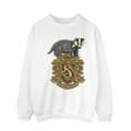 Miniatyrbilde 1 av 3: Harry Potter Mens Hufflepuff Sketch Crest Sweatshirt