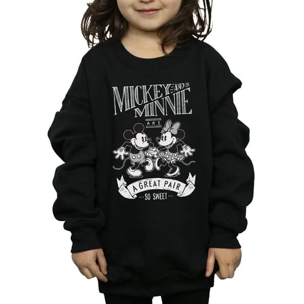 Disney Sweatshirt med stora par av Musse och Mimmi Pigg för flickor