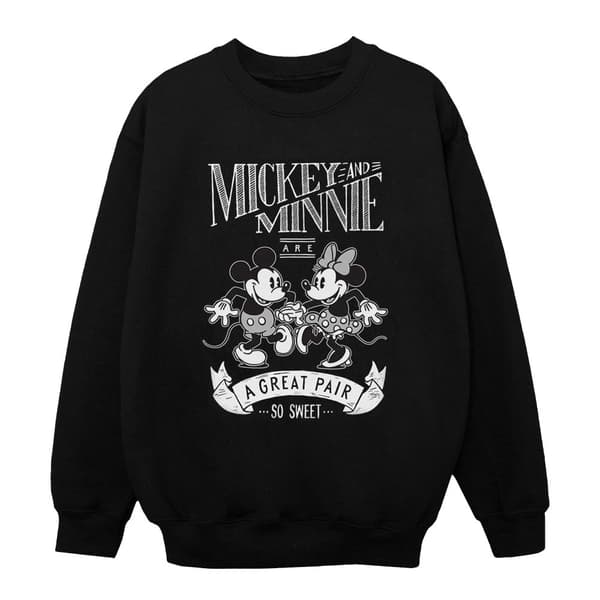 Disney Sweatshirt med stora par av Musse och Mimmi Pigg för flickor