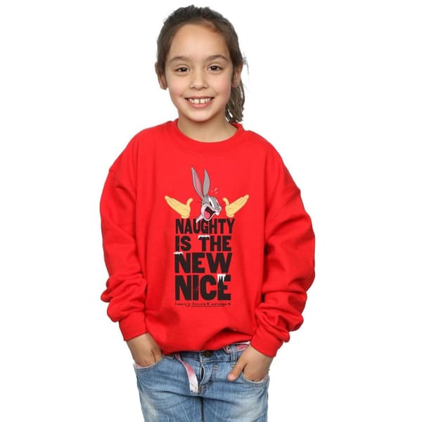 Looney Tunes Tröja för flickor Naughty Is The New Nice