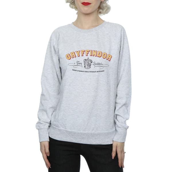 Harry Potter Womens/Ladies Gryffindor Team Quidditch Sweatshirt