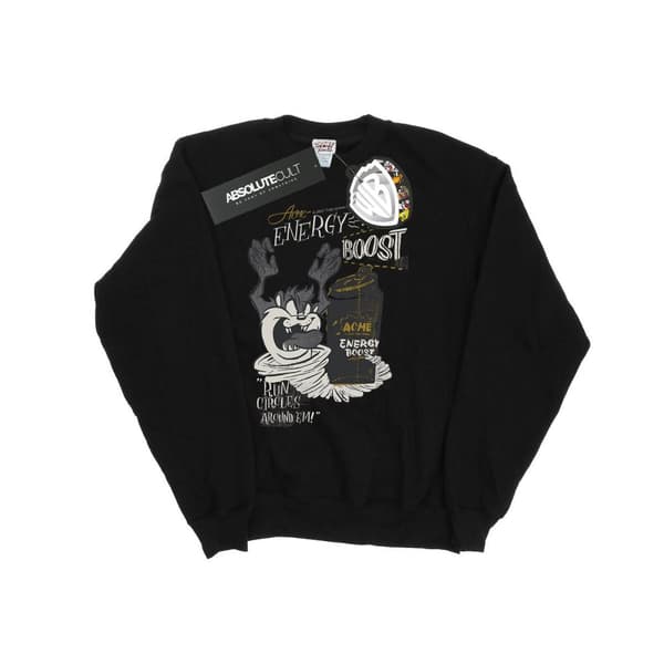 Looney Tunes Dam/Tjej Taz Energy Boost Sweatshirt Black XL