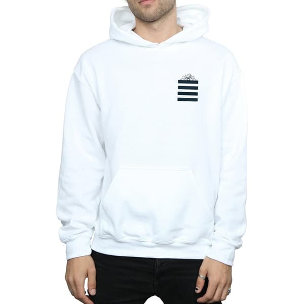 Looney Tunes Taz Stripes Faux Pocket Hoodie för herrar