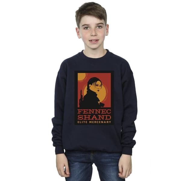 Star Wars Pojkar - The Book Of Boba Fett Elite Mercenary Fennec Sweatshirt