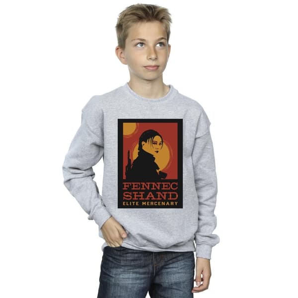 Star Wars Pojkar - The Book Of Boba Fett Elite Mercenary Fennec Sweatshirt