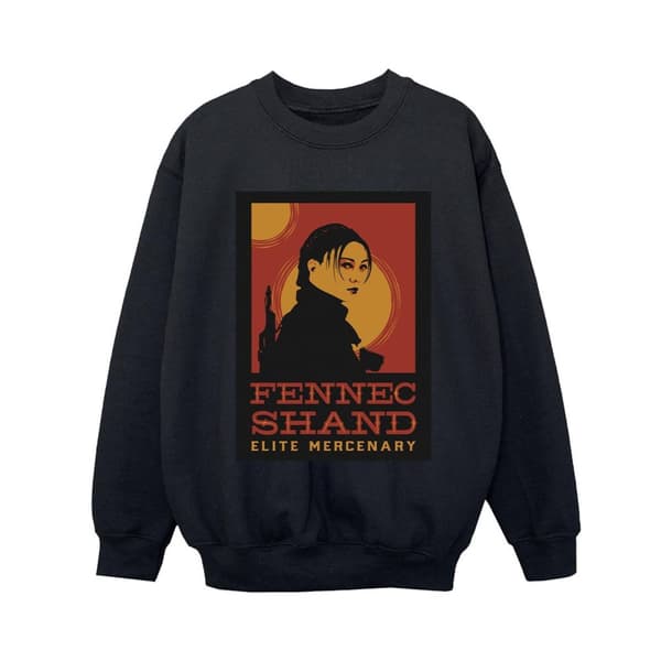 Star Wars Pojkar - The Book Of Boba Fett Elite Mercenary Fennec Sweatshirt