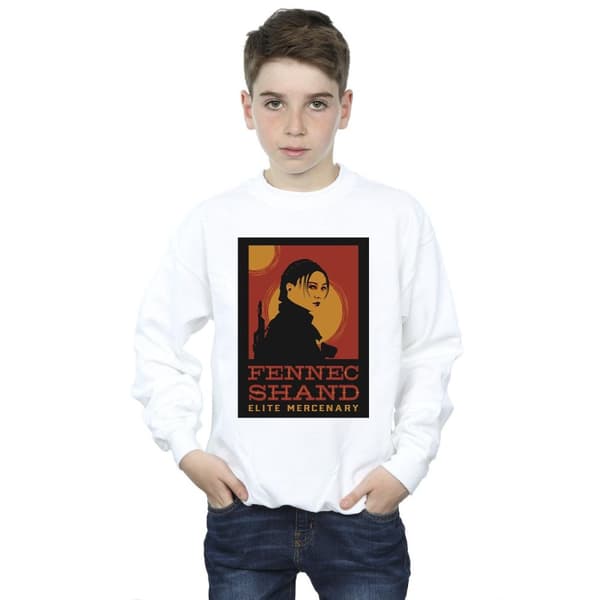 Star Wars Pojkar - The Book Of Boba Fett Elite Mercenary Fennec Sweatshirt