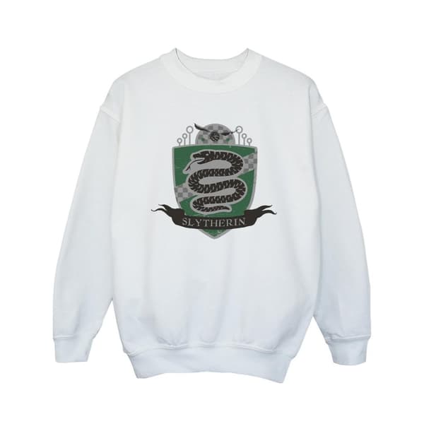 Harry Potter Girls Slytherin Chest Badge Sweatshirt