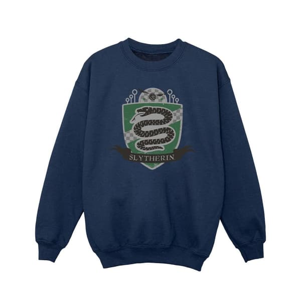 Harry Potter Girls Slytherin Chest Badge Sweatshirt