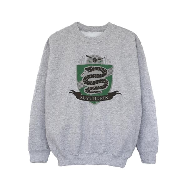 Harry Potter Girls Slytherin Chest Badge Sweatshirt