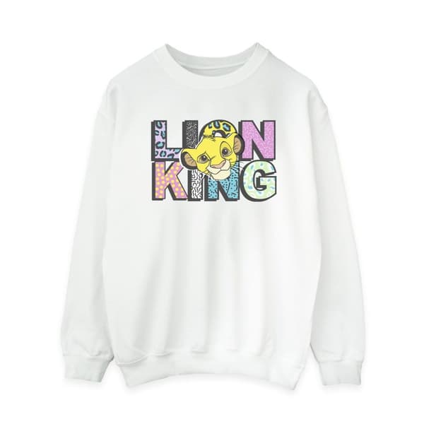 Disney Sweatshirt med logotyp och mönster från Lejonkungen - dam/dam