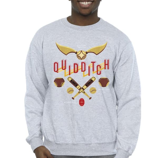 Harry Potter Mens Quidditch Golden Snitch Sweatshirt