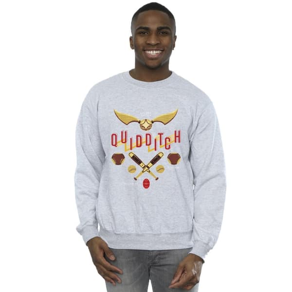 Harry Potter Mens Quidditch Golden Snitch Sweatshirt