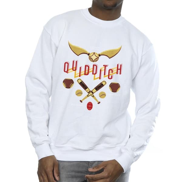 Harry Potter Mens Quidditch Golden Snitch Sweatshirt