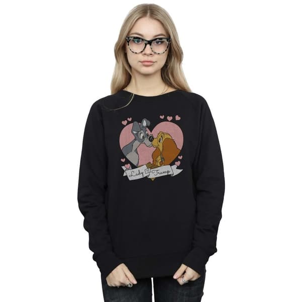 Disney Dam/Tjej Lady And The Tramp Love Sweatshirt