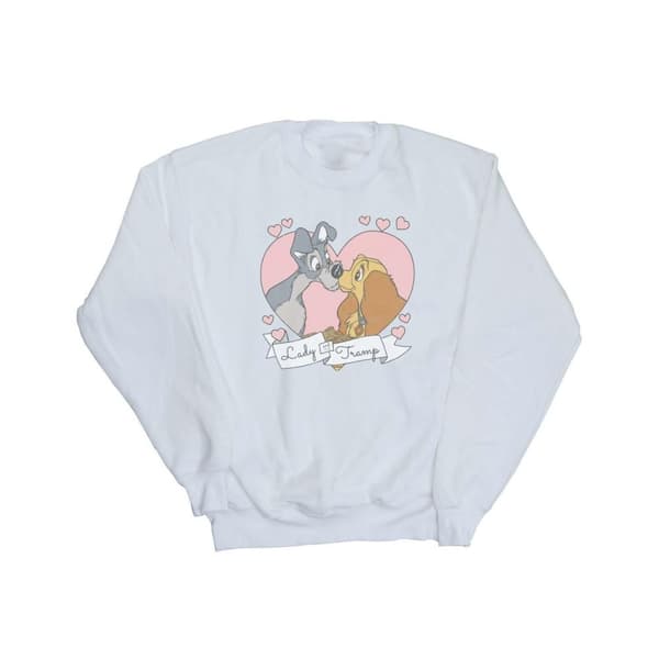 Disney Dam/Tjej Lady And The Tramp Love Sweatshirt