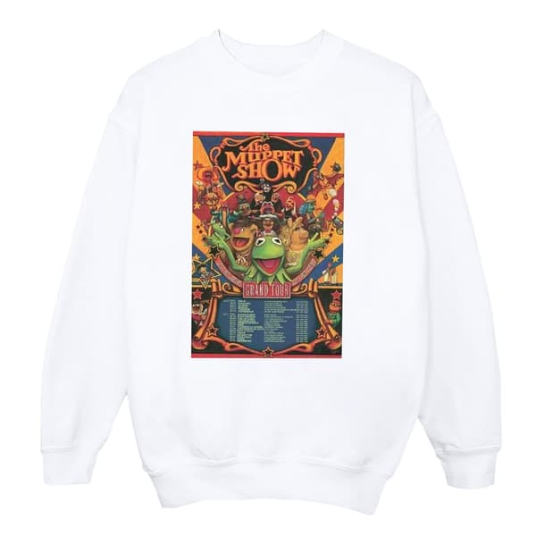 Disney Mens The Muppets The Muppet Show Poster Sweatshirt