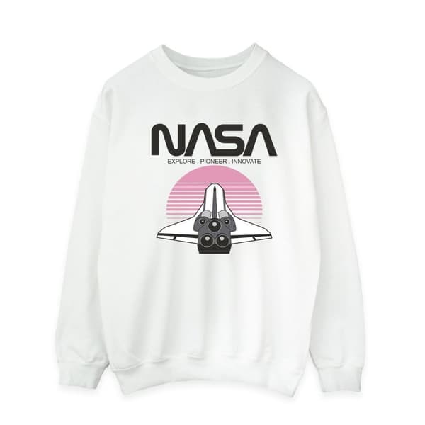 NASA Mens Space Shuttle Sunset Sweatshirt