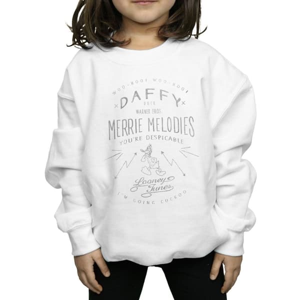 Looney Tunes Girls Daffy Duck Despicable Sweatshirt