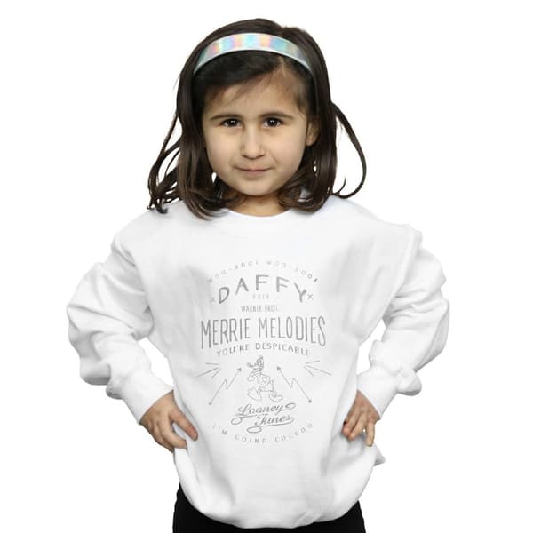 Looney Tunes Girls Daffy Duck Despicable Sweatshirt
