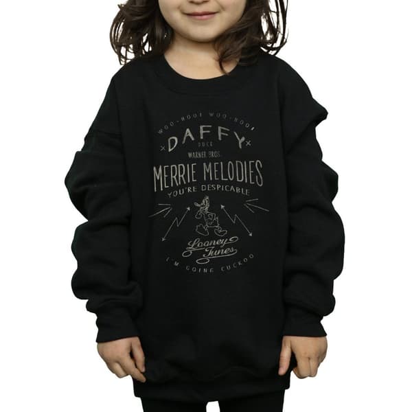 Looney Tunes Girls Daffy Duck Despicable Sweatshirt