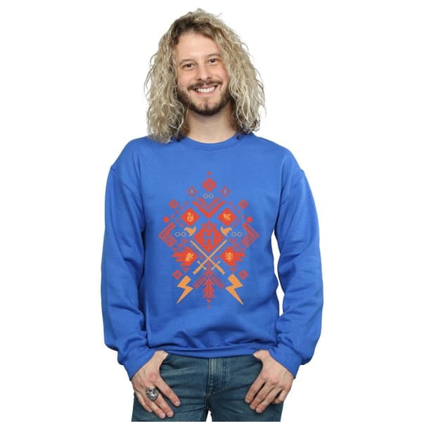 Harry Potter Mens Christmas Fair Isle Sweatshirt