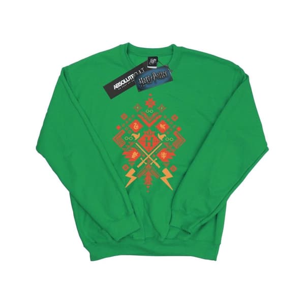 Harry Potter Mens Christmas Fair Isle Sweatshirt