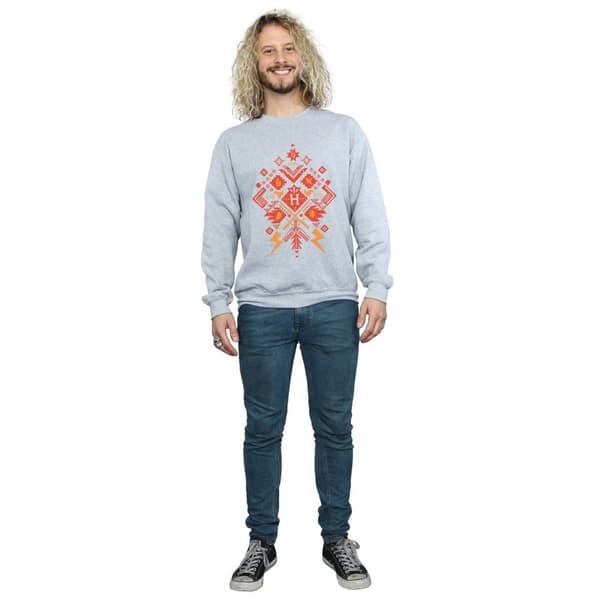 Harry Potter Mens Christmas Fair Isle Sweatshirt